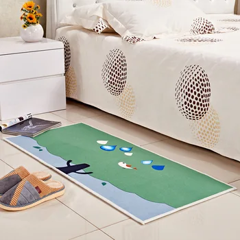 

40cm*160cm 2018 New Cartoon Hallway Carpets Bedroom Living Room Tea Table Rugs Kitchen Bathroom Antiskid Mats