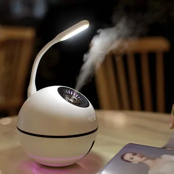 

Hot New USB Four-In-One Space Ball Humidifier Portable Mobile Power Small Fan Led Light HY99 AP09