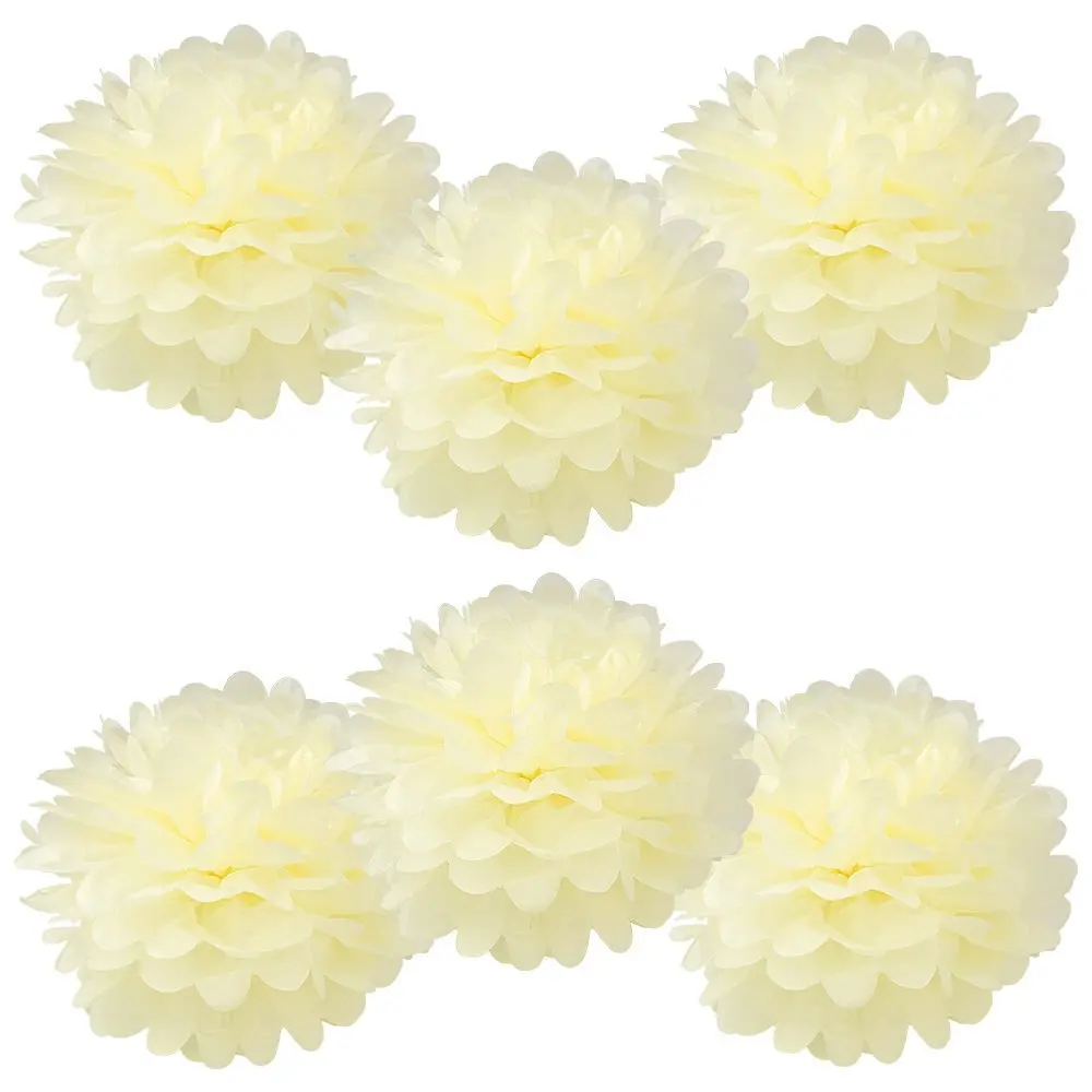 ivory Tissue Paper flowers