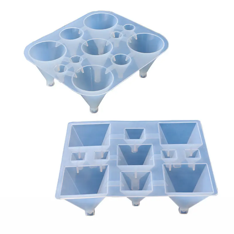 

1 PCS DIY Transparent Resin Pendant Necklace Mold Resin Molds Liquid Crystal Epoxy Silicone Moulds DIY Jewelry Tools