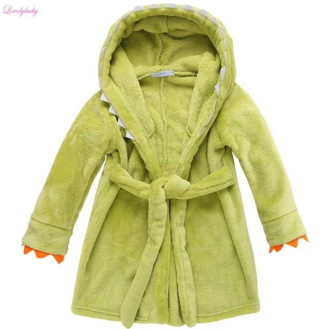 boys green dressing gown