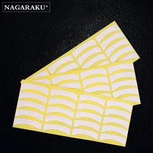 NAGARAKU 120 пар/лот, бумажные пластыри, накладки для ресниц под глазами, наклейки для глаз