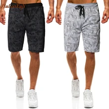 HuLooXuJi плюс размер мужские камуфляжные шорты в стиле милитари Короткие брюки повседневные карго пляжные шорты США Размер: S-2XL