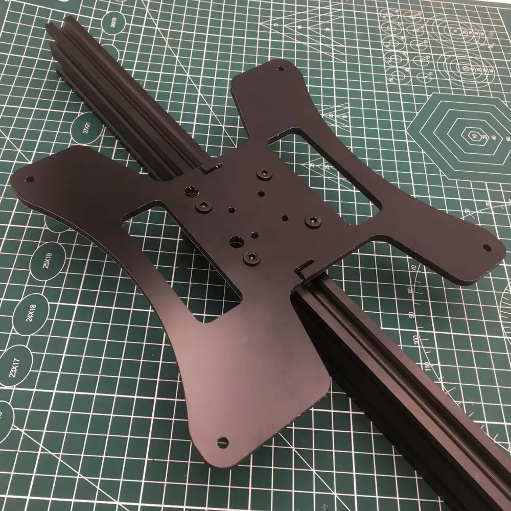 Ender-3S/Ender-3 برو طابعة ثلاثية الأبعاد جزء 6 مللي متر الألومنيوم مركب MGN12H الخطي السكك الحديدية هوتبيد النقل لوحة مع بكرة