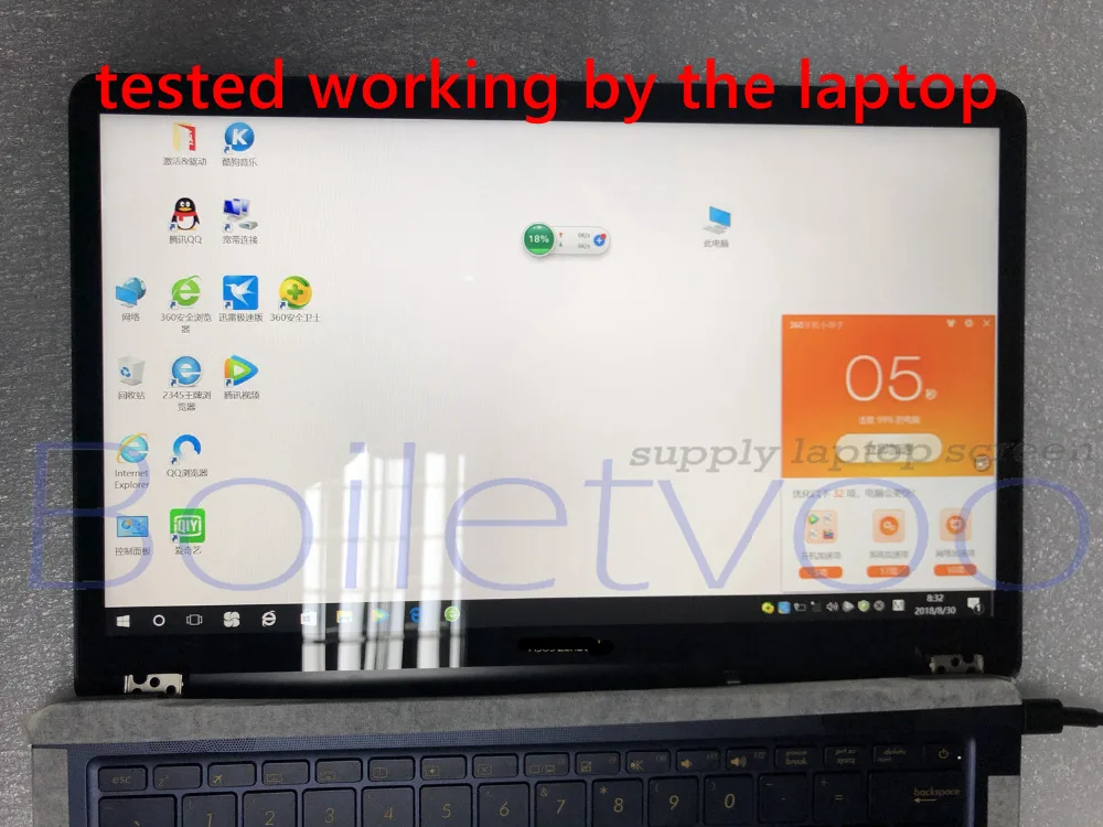 

Tested by Laptop LCD Screen Display For 14" Asus ZenBook 3V Deluxe UX490 UX490UA UX490UAR Back Cover Hinges Complete Assembly