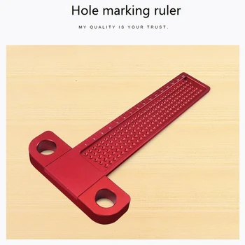 

Woodworking scribe,Aluminum Precision Woodworking T-Square,measuring tools,crossed ruler Carpenter Tool Lightweight Durable