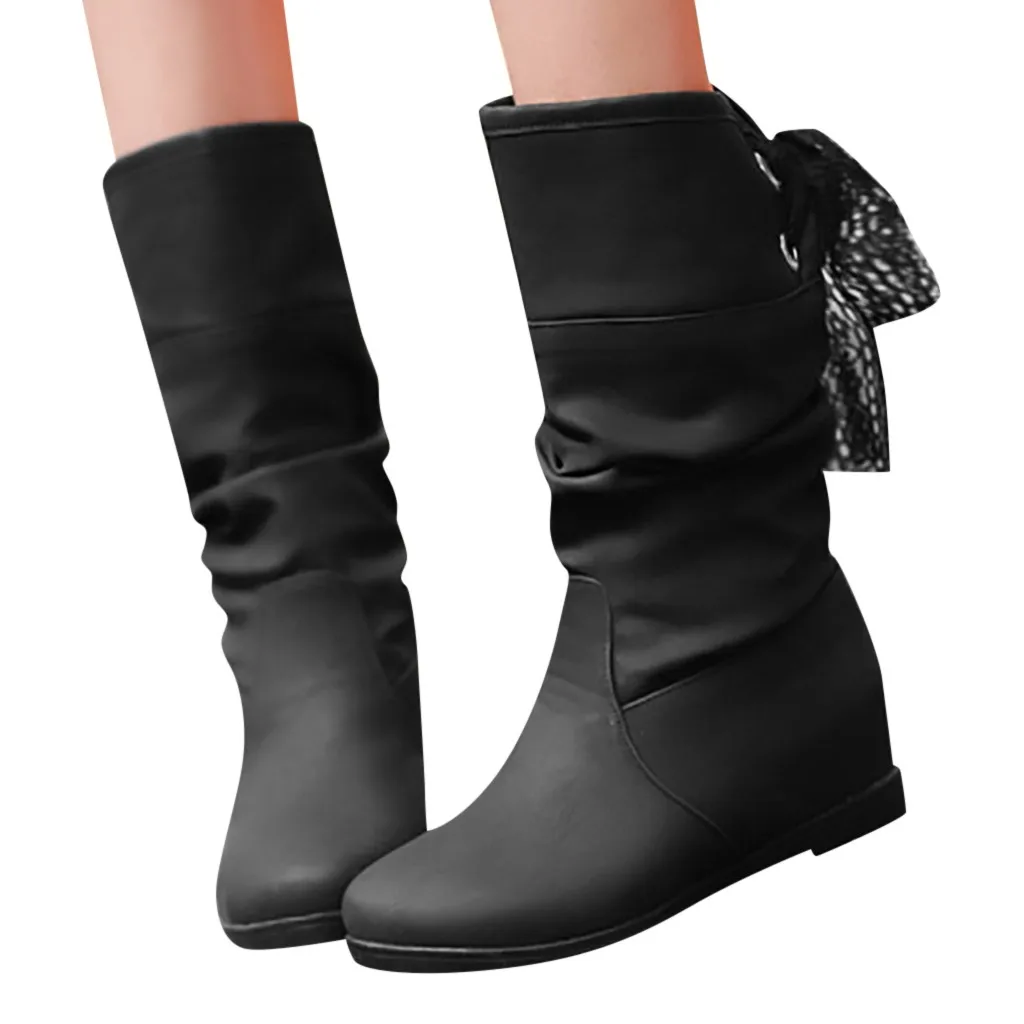 

Women'S Shoes 2019 Spring Winter Platform Boots Women Winter Boots Women Boot Black Shoes Female Botas Mujer Bota Feminina 2020