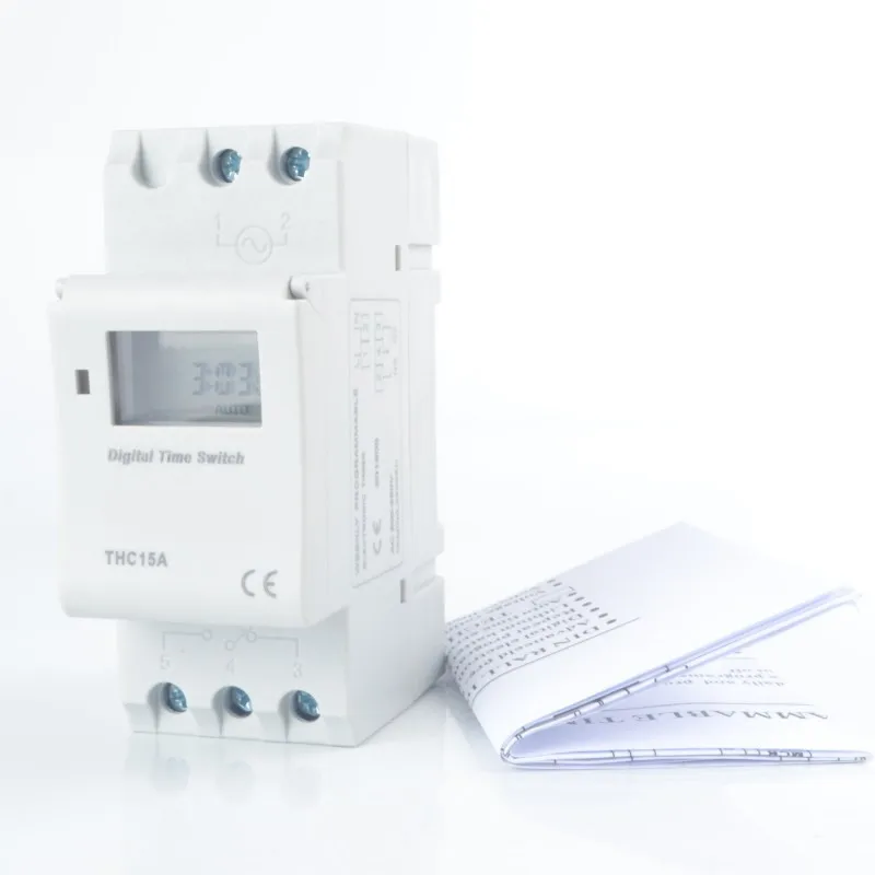 

NEWEST MAX. 16A DIN RAIL DIGITAL PROGRAMMABLE TIMER SWITCH THC15A