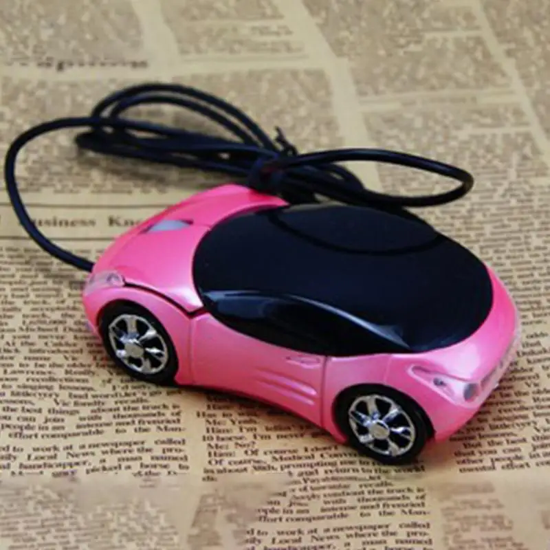 1600 dpi форма мини-автомобиля USB оптическая проводная мышь инновационная 2 Фары мышь для настольного компьютера ноутбука мыши Совершенно новая