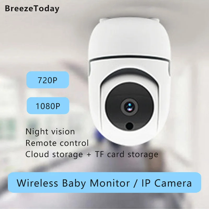 

720P 1080P Home Security Surveillance Wireless IP Camera Baby Monitor Auto Tracking Night Vision Network WIFI Intelligent Camera