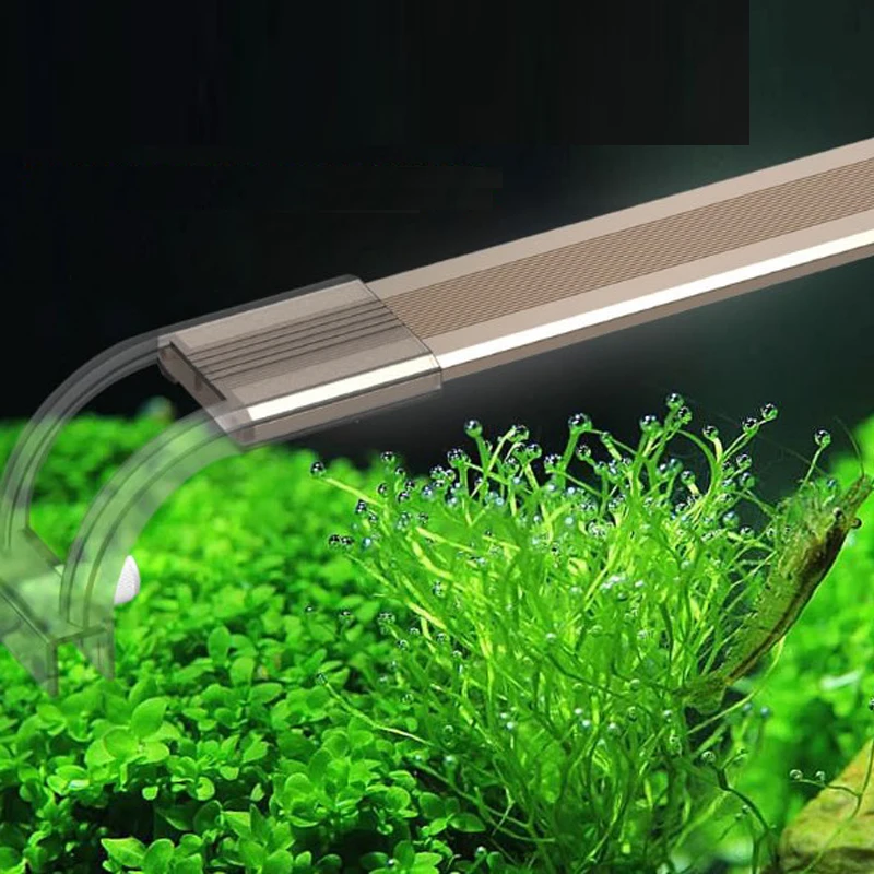 

Aquarium fish tank high light fish lamp water lamp blue white fish tank light waterproof aquarium lighting LED bracket light