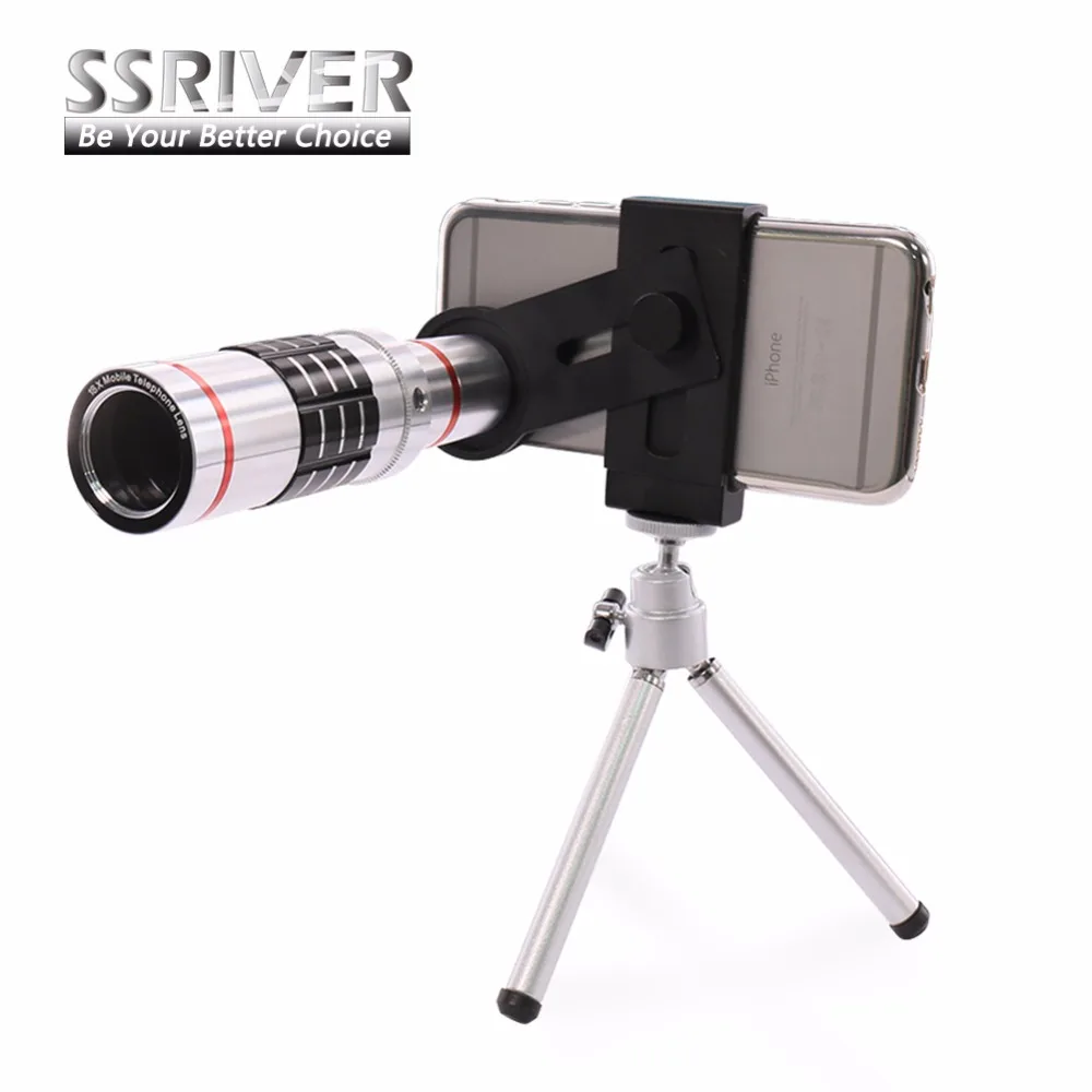 bilder für SSRIVER 7 in 1 Handy Objektiv 18 xZoom optical Teleskop tele objektiv mit stativ Für iphone 6 Plus Samsung Galaxy S7 Hinweis 5 bilder für SSRIVER 7 in 1 Handy Objektiv 18 xZoom optical Teleskop tele objektiv mit stativ Für iphone 6 Plus Samsung Galaxy S7 Hinweis 5