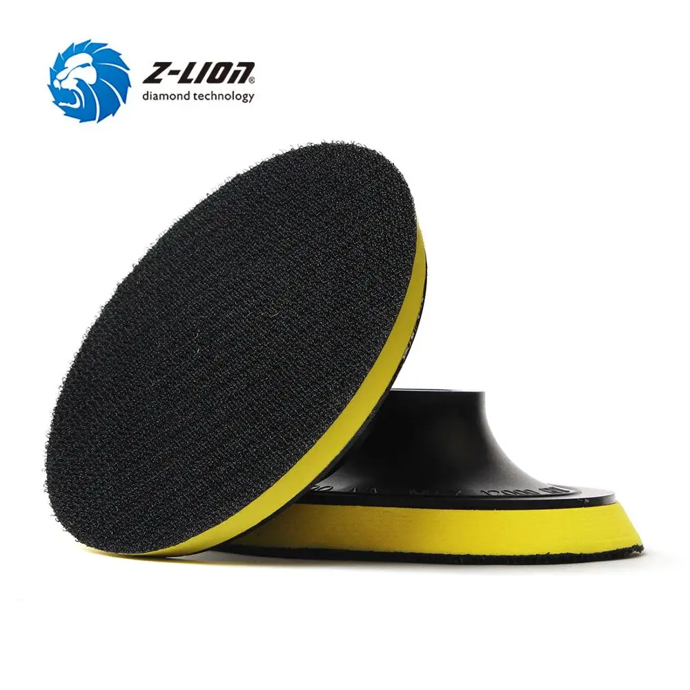 

Z-LION 4 Inch 2 Pieces Backing Plates Polishing Buffing Pad Holder Hook & Loop Backer Pad Thread M14 and 5/8-11 Car Polish Tool