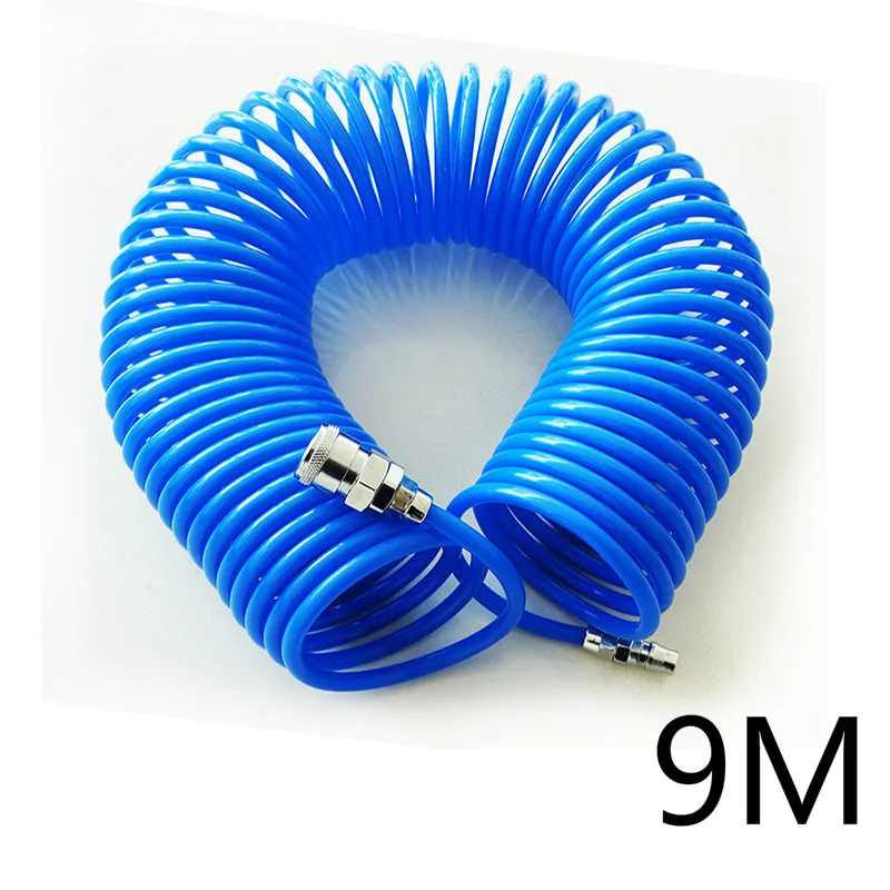 9M The wind pipe PU spring tube air compressor pump pipe 5*8 with joint