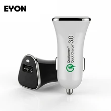 EYON для Qualcomm Quick Charge 3,0 зарядное устройство 9 в 12 В QC 3,0 Автомобильное быстрое зарядное устройство для SAMSUNG Note 5 S8 S7 S6 Edge+ HTC10 A9 XiaoMi Mi5 6