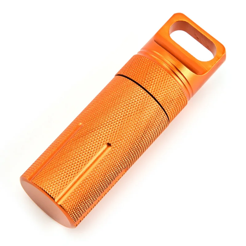 Capsule EDC Waterproof Hike Box Survive Seal Trunk Container Case Holder Storage Camp Medicine Match Pill Outdoor Dry Bottle - Цвет: B