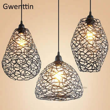 

Loft Industrial Pendant Lights Led Vintage Hanging Lamp Retro Hanglamp for Living Room Bedroom Kitchen Light Fixtures Home Decor