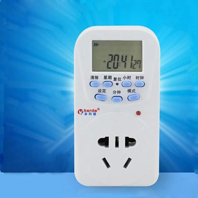 TW K12 Electronic Push Button SwitchTimer ,Timer Switch Socket, Power