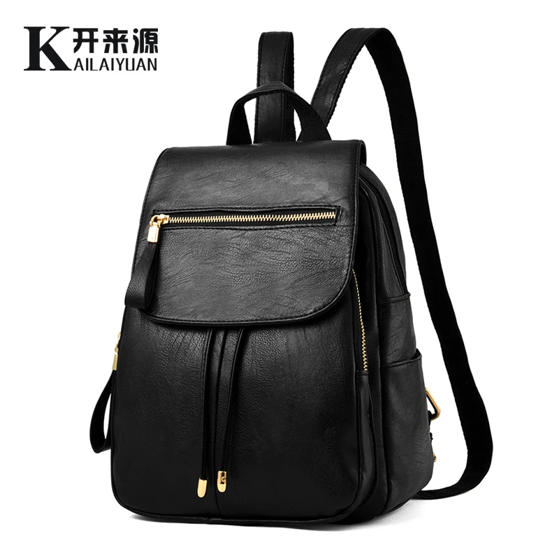 

100% Genuine leather Women backpack 2019 New Female backpack spring and summer student fashion casual Korean version of the
