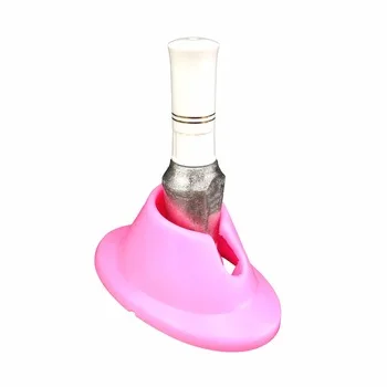 1 x DIY Salon Rubber Nail Art Tips Polish Varnish Bottle Display Stand Holder Tool
