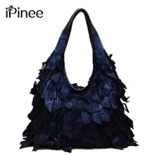 IPinee, натуральная кожа, роскошные кисточки, натуральная коровья кожа, элегантные многофункциональные большие сумки на плечо для женщин