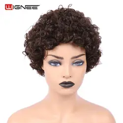 Wignee Afro Kinky Curly Short Human Wigs For Women High Density None Lace Glueless Human Hair Wigs For for American Africa Women Wignee Afro Kinky Curly Short Human Wigs For Women High Density None Lace Glueless Human Hair Wigs For for American Africa Women