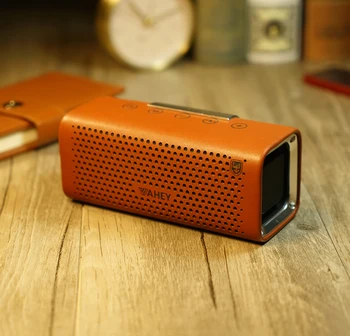 

BETNEW V7 Wireless Bluetooth smart Speaker Real leather portable loudspeaker Subwoofer Support Apple Siri Voice Assistant