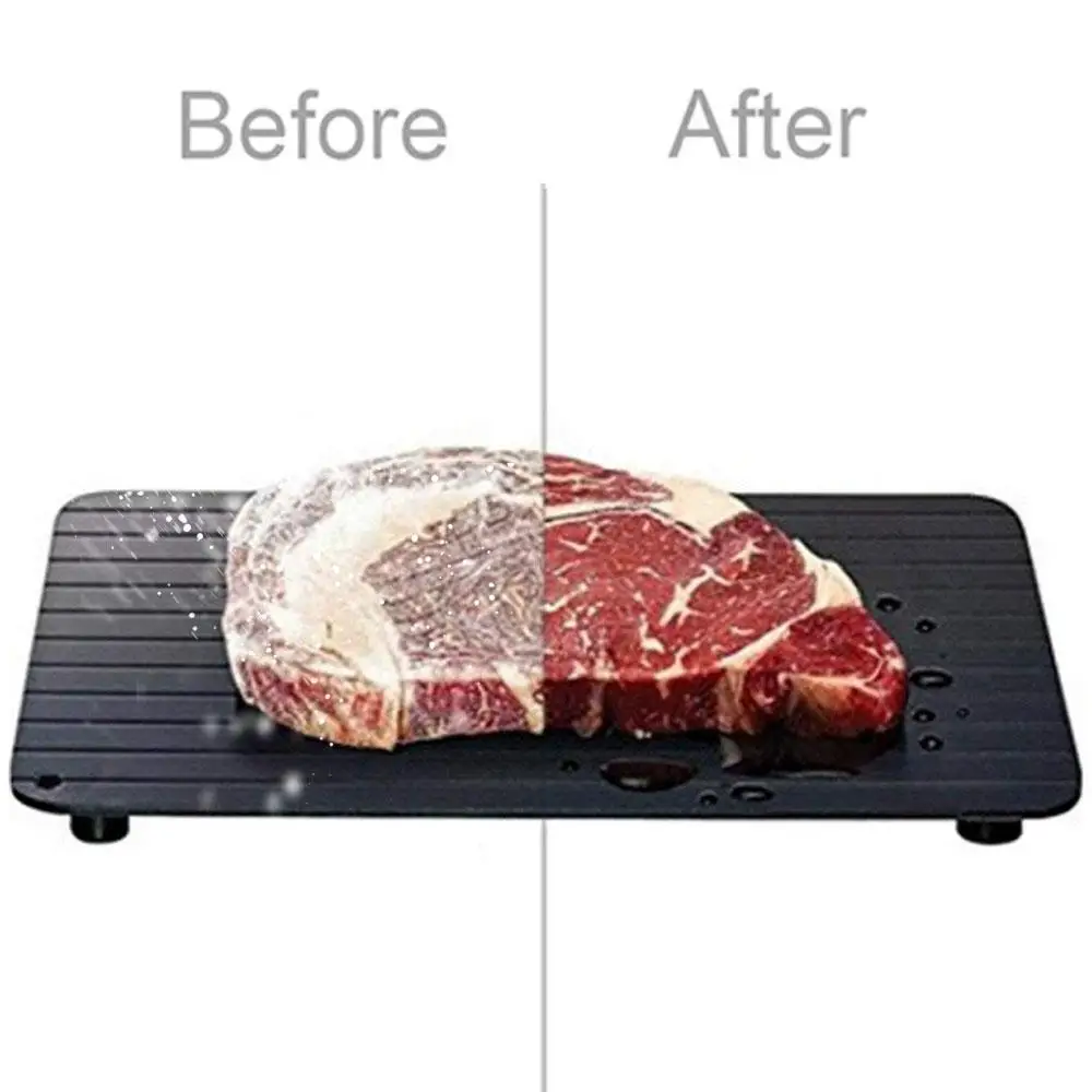 

2-in-1 Fast Defrosting Meat Tray chopping board Rapid Safety Thawing Tray Quick Thawing Plate For Frozen Food Meat Kitchen tool