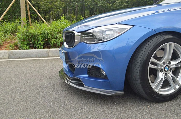 Углеродное волокно передний бампер спойлер подбородка для BMW 3 серии GT F34 M Спорт 4 двери 328i 330i 335i 340i GT 2013- 3D Стиль