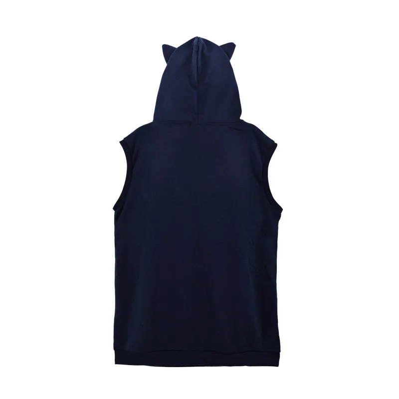 Mewgaroo Nyangaroo Cat Dog Pet hoodies Casual Unisex Kangaroo Vest Hoodie Japanese Kangaroo Grey Dark blue Cat Summer sweatshirt (3)
