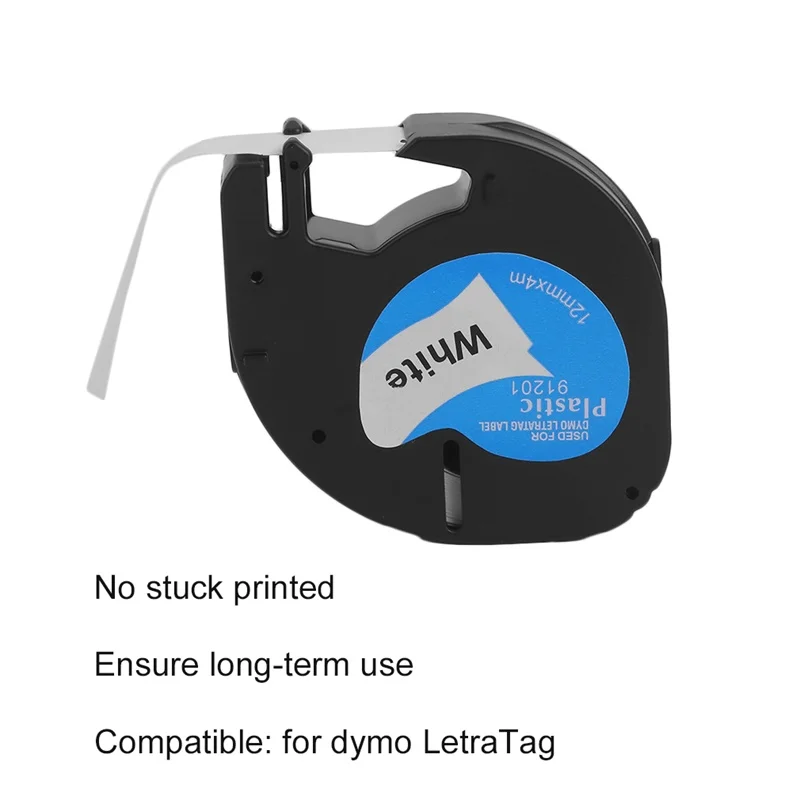 Персональное Использование 12*4 мм лента для маркировки Отличная стабильность Удобная этикетка лента Этикетка Бумага подходит для Dymo LetraTag