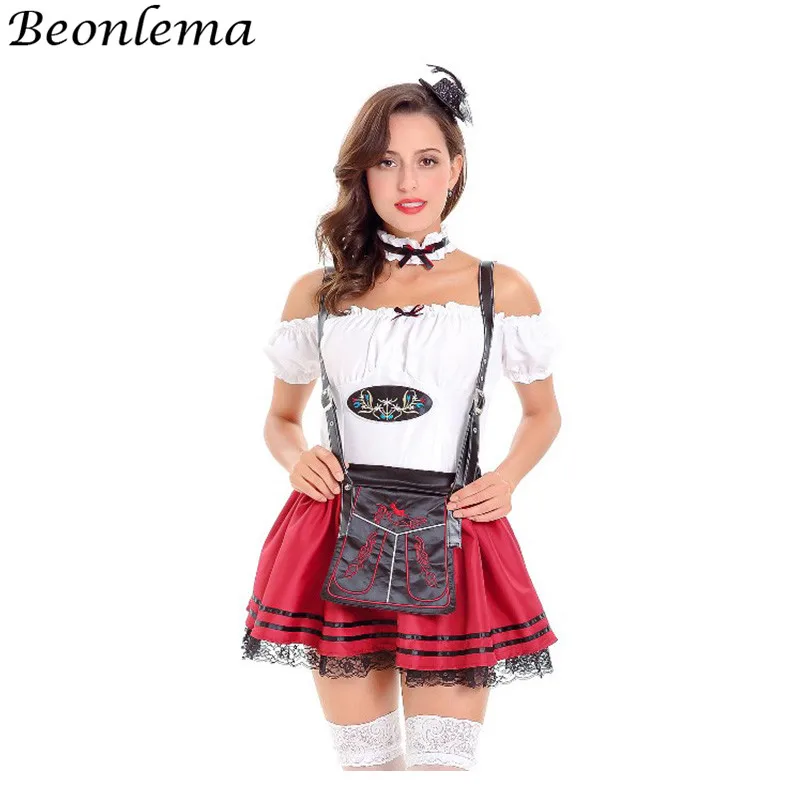 Beonlema Women Sexy Roleplay Costume Adult Erotic Maid Suits With Skirt