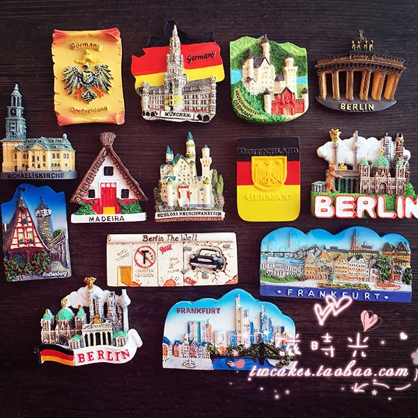

3D Fridge Magnet Sticker Germany National Emblem National Beer Cup Travel Souvenir Refrigerator Magnetic Sticker Home Decoration