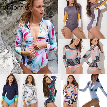 long sleeve surf bathing suit