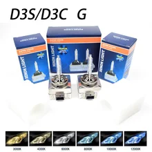 dyoung 2pcs 12v CAR d3s d3c d3r Steel frame CBI hid xenon bulb 3000k 4300k 6000k 8000k 10000k xenon headlight bulb lamp light