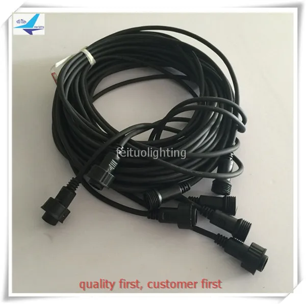 Free Shipping 1.5 Meter Length 3PIN Waterproof DMX Cable Outdoor Ip65 Extension Use For Stage Light To | Лампы и освещение