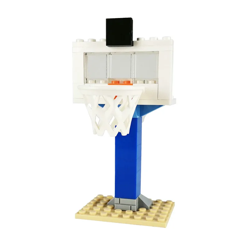  Basketball Stand Building Blocks MOC Accessories Basket Court Compatible Legoingly Bricks DIY Kits Toys For Children (2)