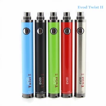 Cigarrillo electrónico Evod giro II 1600 mah cigarrillo electrónico batería evod actualiza batería de voltaje variable 3.3 v-4.8 v batería evod