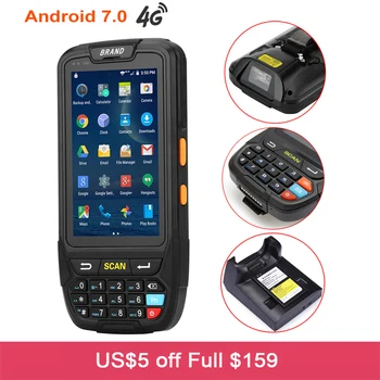 

Wireless Android 7.0 Handheld PDA Smart Data Terminal Portable 2D QR Barcode Scanner with Wifi Bluetooth GPS Barcode Reader