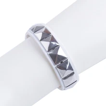 6 шт Панк Квадратные Заклепки Шипованные ПУ кожаные браслеты