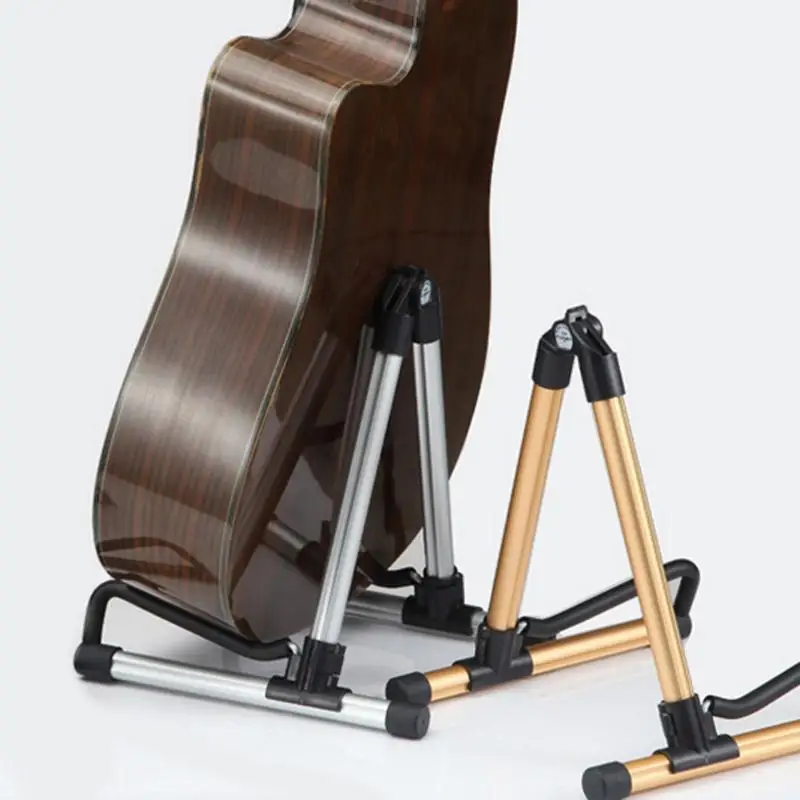 

New 3 Colors Guitar Stand Universal Folding A-Frame use for Acoustic Electric Guitars Guitar Floor Stand Holder High Quality
