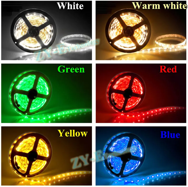Водонепроницаемый IP 65 5 м 600 светодиодный 3014 SMD 12 В 3 м фиксированная яркость светодиодный полосы, 120 светодиодный/м, светодиодный светильник, белый/теплый/синий/зеленый/красный/