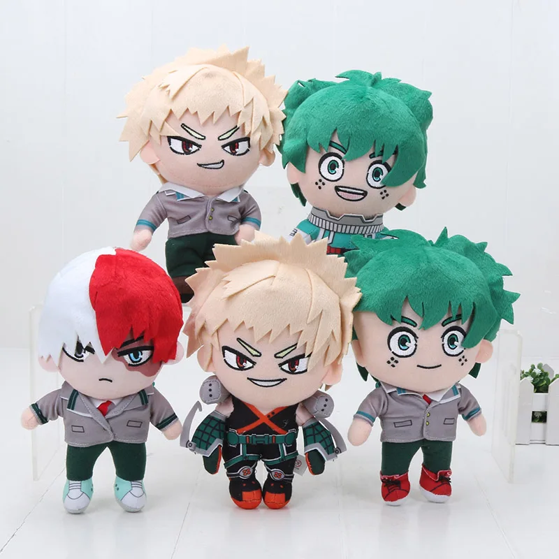 My Hero Academy Izuku Boku no Midoriya Deku Аниме Мультфильм Плюшевая Игрушка мягкая плюшевая кукла