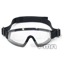 FMA внешний Спортивный Тактический UV400 очки низкопрофильные Регулируемые очки белые линзы TB799