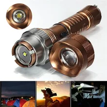 Супер яркий 6000Lm CREE XM-L T6 светодиодный регулируемый фокус фонарик факел масштабируемой безопасности и выживания Z1026