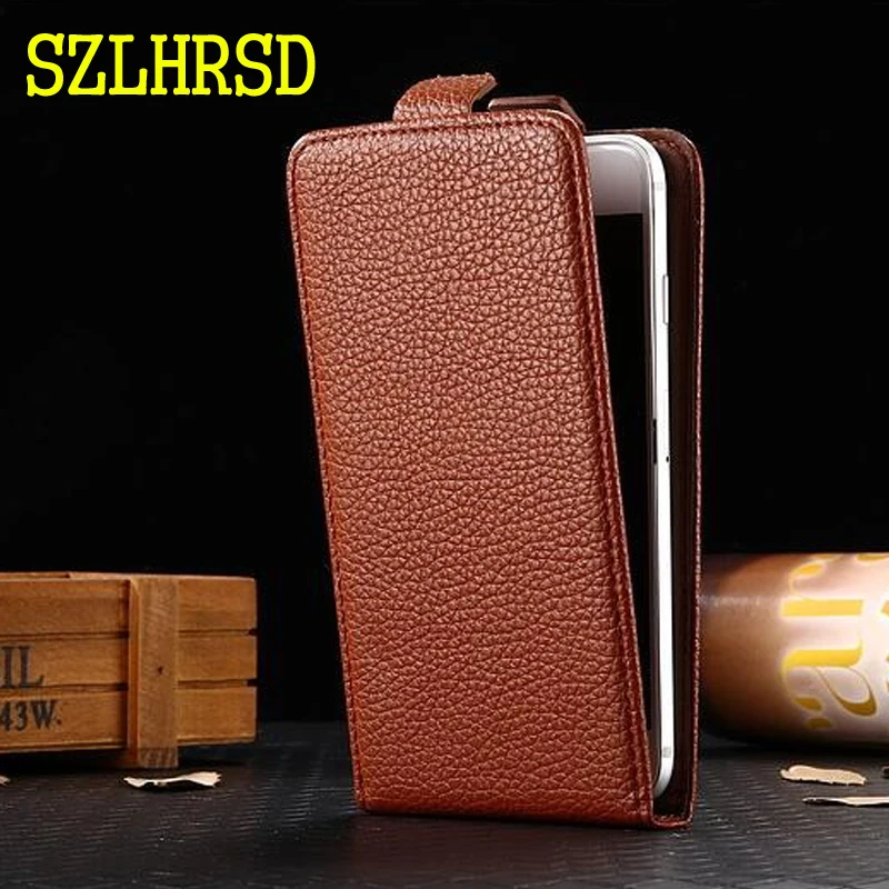 

Business Vintage Flip Case For Vertex Impress Luck NFC Case Cover Flip Up and Down phone bag Vertex Impress Luck NFC