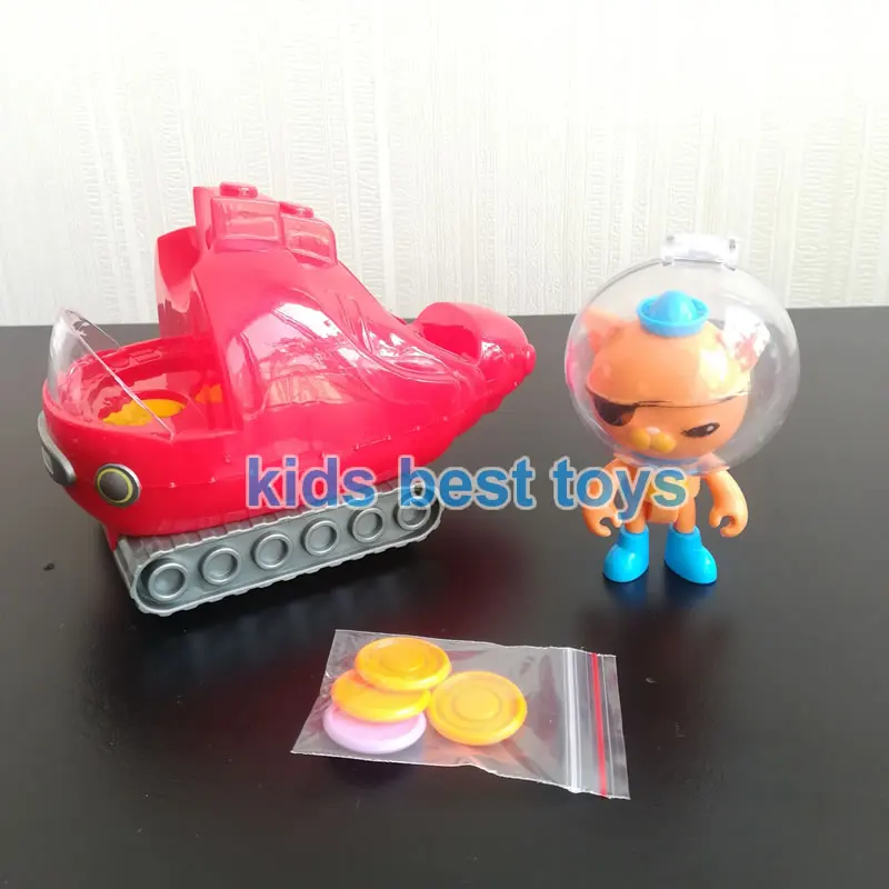 Octonauts транспортные средства лодка корабль подводные лодки с фигурками игрушечные лошадки капитан Барнакл квази для маленьких детей Рождественский подарок