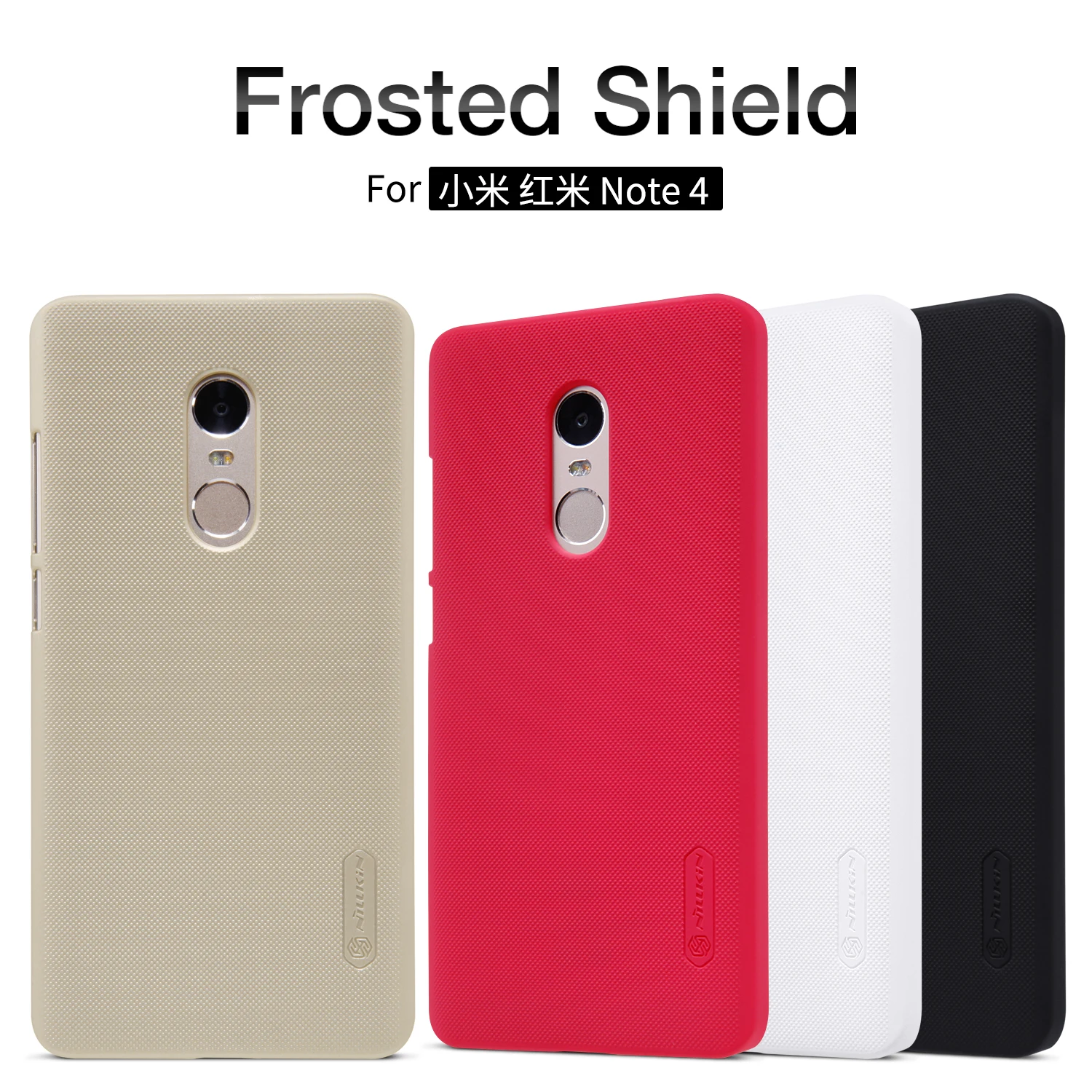 Xiaomi Redmi Note 4 Case 5.5 inch Nillkin Frosted Shield PC Back Cover Case For Xiaomi Redmi Note 4 Pro Prime With Film