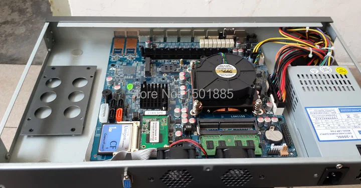 1U barebone стоечный маршрутизатор с Intel Pentium G2010 2,8G 6*1000 M 82583 v Lan Wayos PFSense ROS