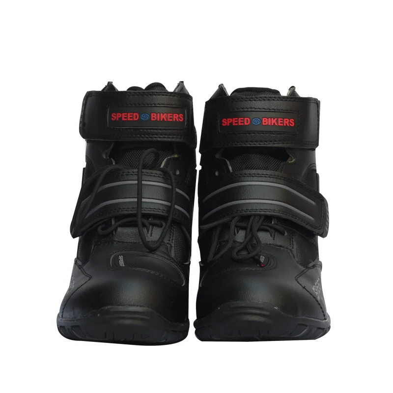 Professional motorcycle boots PRO-BIKER high pedal microfiber leather racing special motorcycle shoes anti-skid breathable A005